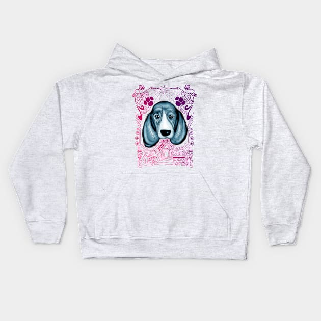 Dog Lover Club Kids Hoodie by angsabiru